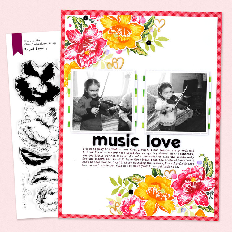 Music Love Layout | Altenew