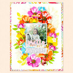 Pretty Little Girl Layout | Altenew