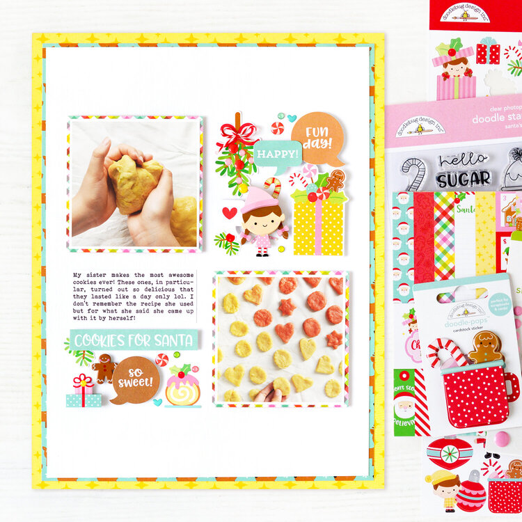 Cookies for Santa Layout | Doodlebug