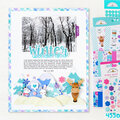 Winter Wonderland Layout | Doodlebug Design