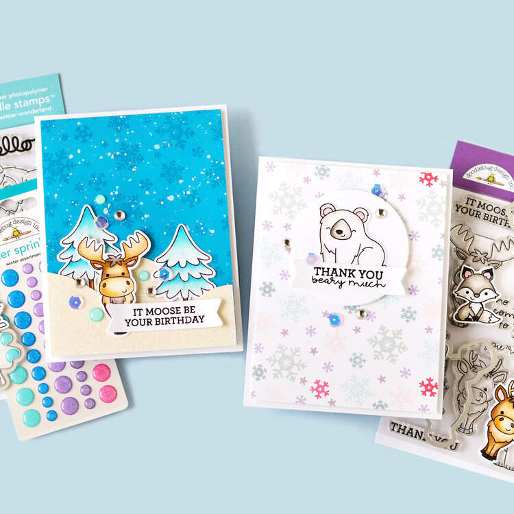 Winter Wonderland Cards | Doodlebug Design