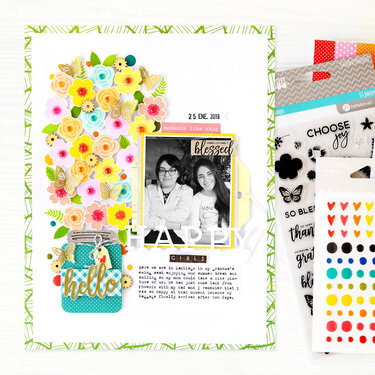 Happy Girls Layout | Jillibean Soup