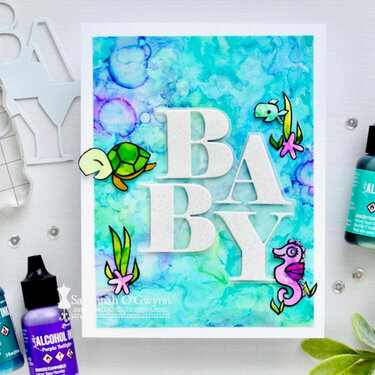 Under the Sea Baby Card