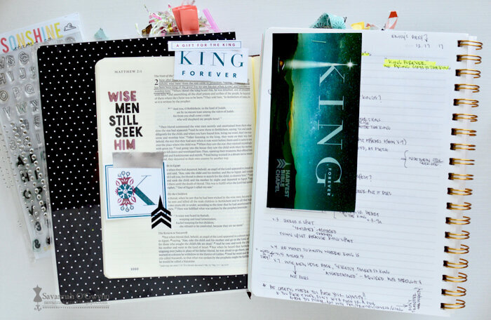 King Forever (bible journaling)