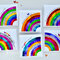 Rainbow Mini Card set