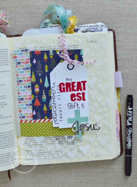 The Greatest Gift (bible journaling)
