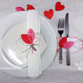 Valentine's day table decoration