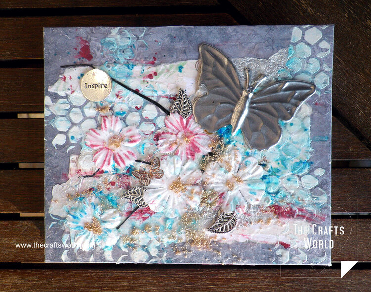 Handmade notebook  Butterflies