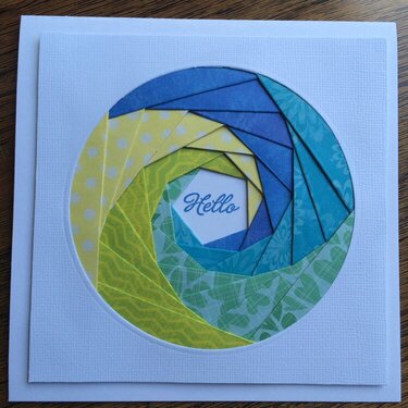 Iris Fold Card