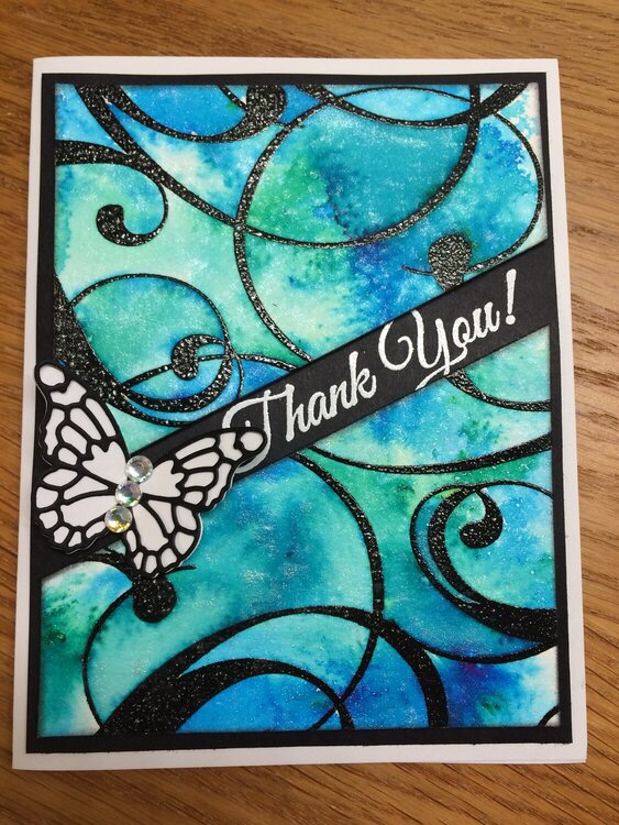 Colorburst Thank You Card