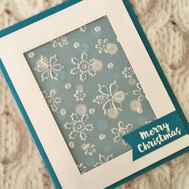 Embossed Vellum Card