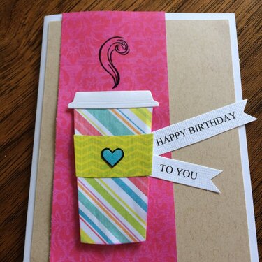 Coffee Birthday Card