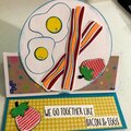 Sizzix Die-bacon and Bacon&eggs2stamp, Sizzix 661566