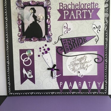 Bridal Bachelorette Party 2 page layout
