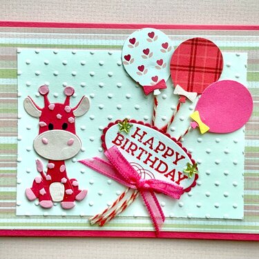 Happy birthday card for girl 