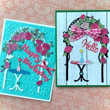 Rose arch cards