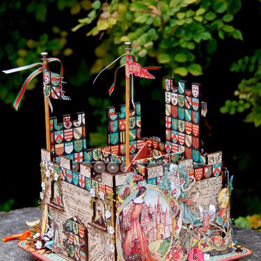 Castle Tool&amp;Pencil Holder Enchanted Forest