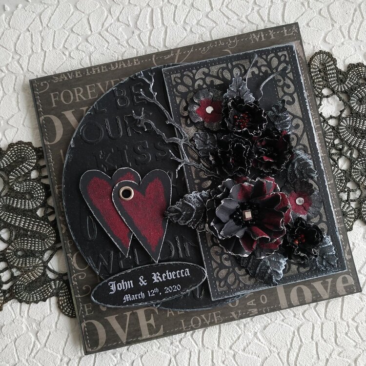 Gothic Wedding card