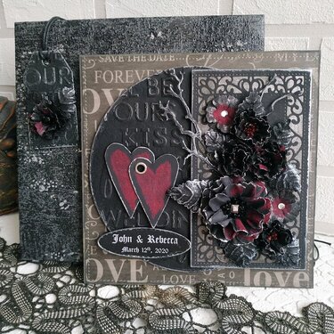 Gothic Wedding card