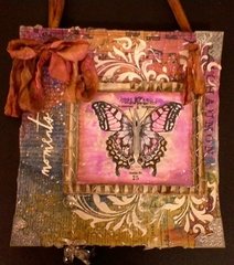 Mixed Media  Butterfly Collage