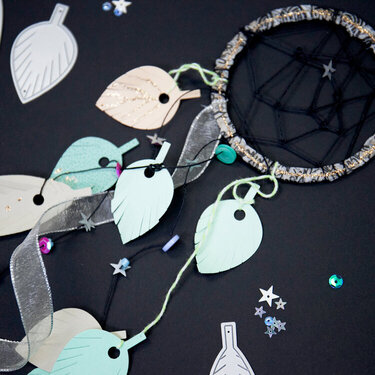 Moonlight Dreamcatcher with Umbrella Crafts