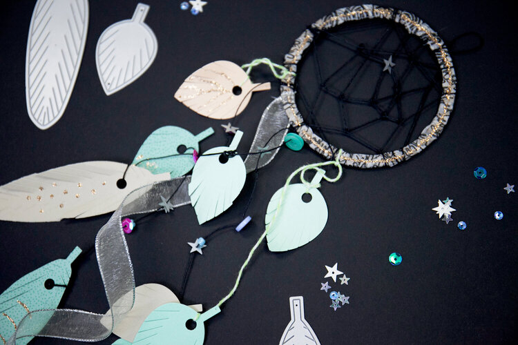 Moonlight Dreamcatcher with Umbrella Crafts