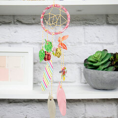 Whimsical Dreamcatcher with Feather Dies!