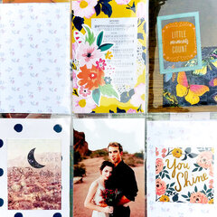 Orange and White Engagement Layout