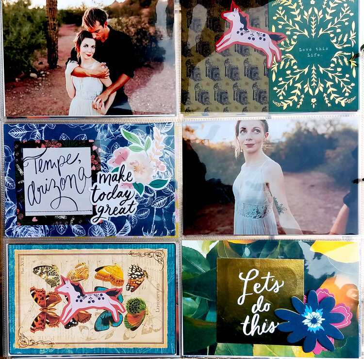 Emerald Layout from Engagement Album