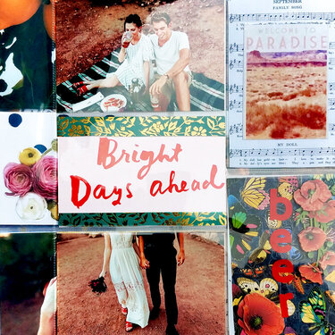 Bright Days Ahead Layout with Scrapbook.com Supplies