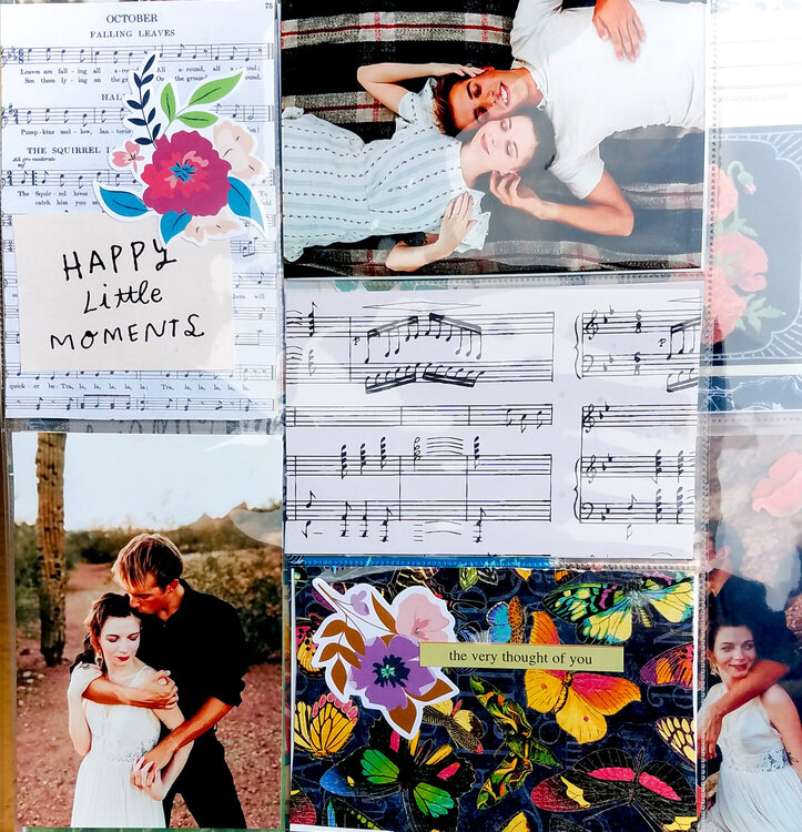 Musical Notes Engagement Layout