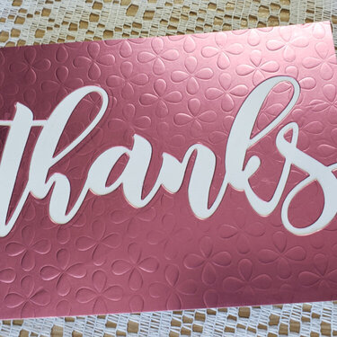 Thanks!