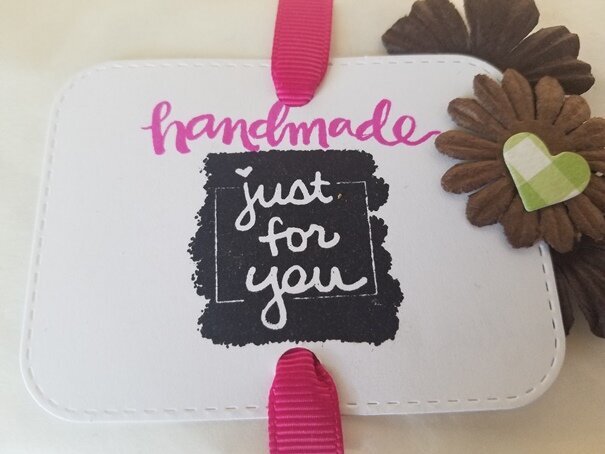 Handmade Just for You Gift Tag