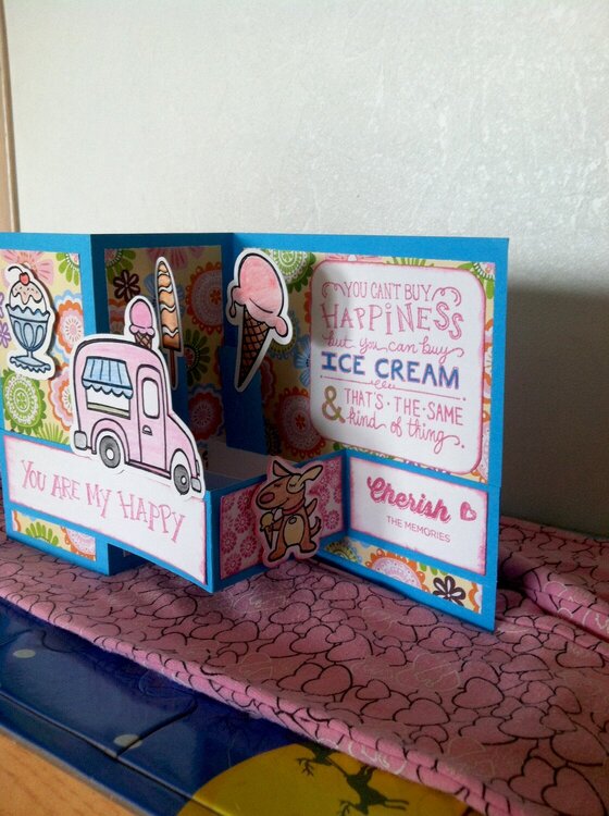 Ice Cream Pop Up Card