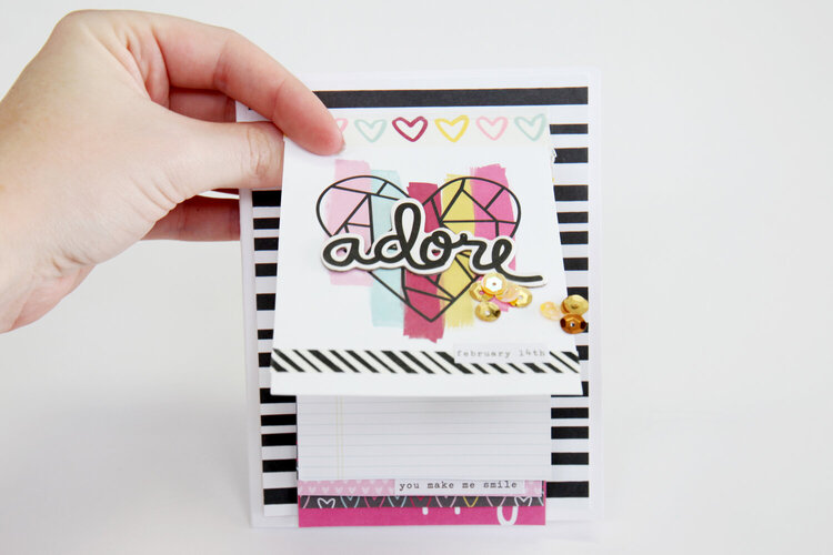 Valentine Flip Hidden Message Card
