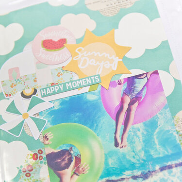 Summer Days Pocket Page Layout