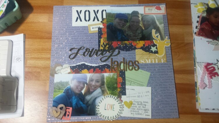 Lovely ladies 12x12 layout