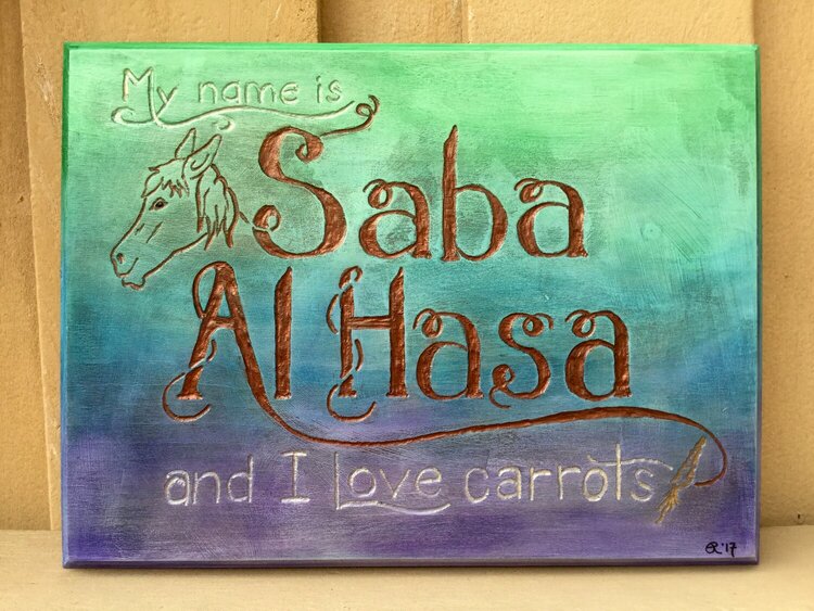 Saba&#039;s Stall Sign