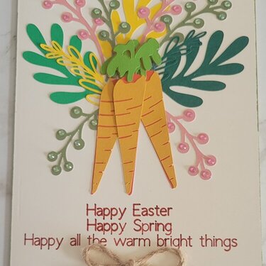 Spring Carrot Card