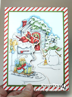 Christmas Scene Card and Tag