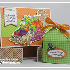 Harvest Card and Treat Box Suite