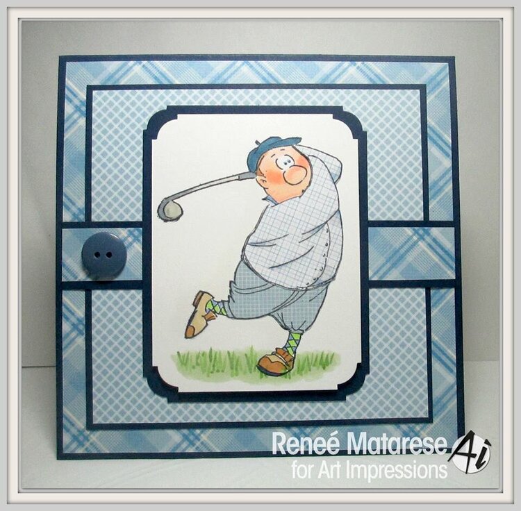 Art Impressions Gordon Golfer Set