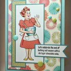 Funny card using Art Impressions stamps