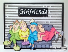 Girlfriends - Comfy on the Couch