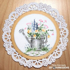 Filled with Flowers Doily