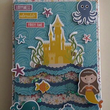 HAND MADE SHAKER DIARY-LETS BE MERMAIDS-ECHOPARK