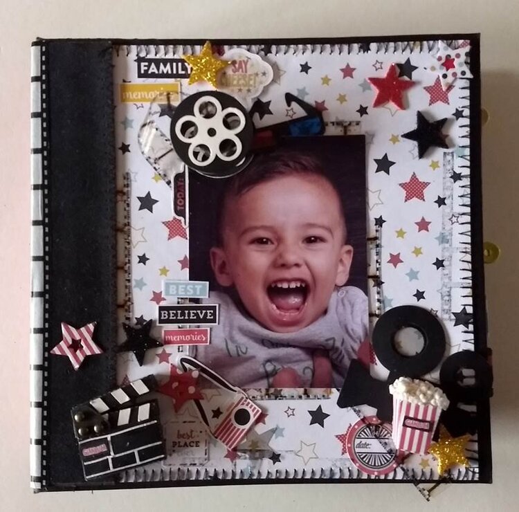 SCRAPBOOKING BABY BOY ALBUM-CINEMA