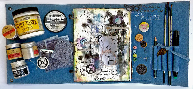 Create opportunities - Art Journal page with Video tutorial