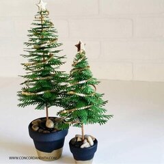 DIY Mini Christmas Trees