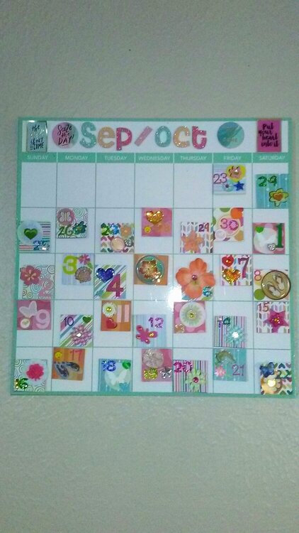 Srappy Monthly Calendar